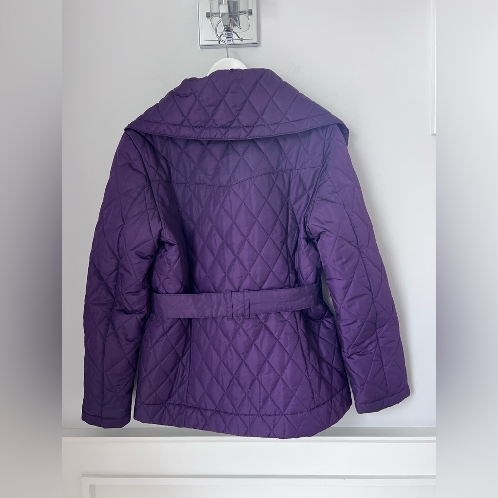 Pendleton Deep Purple Quilted Puffer Jacket - image 5